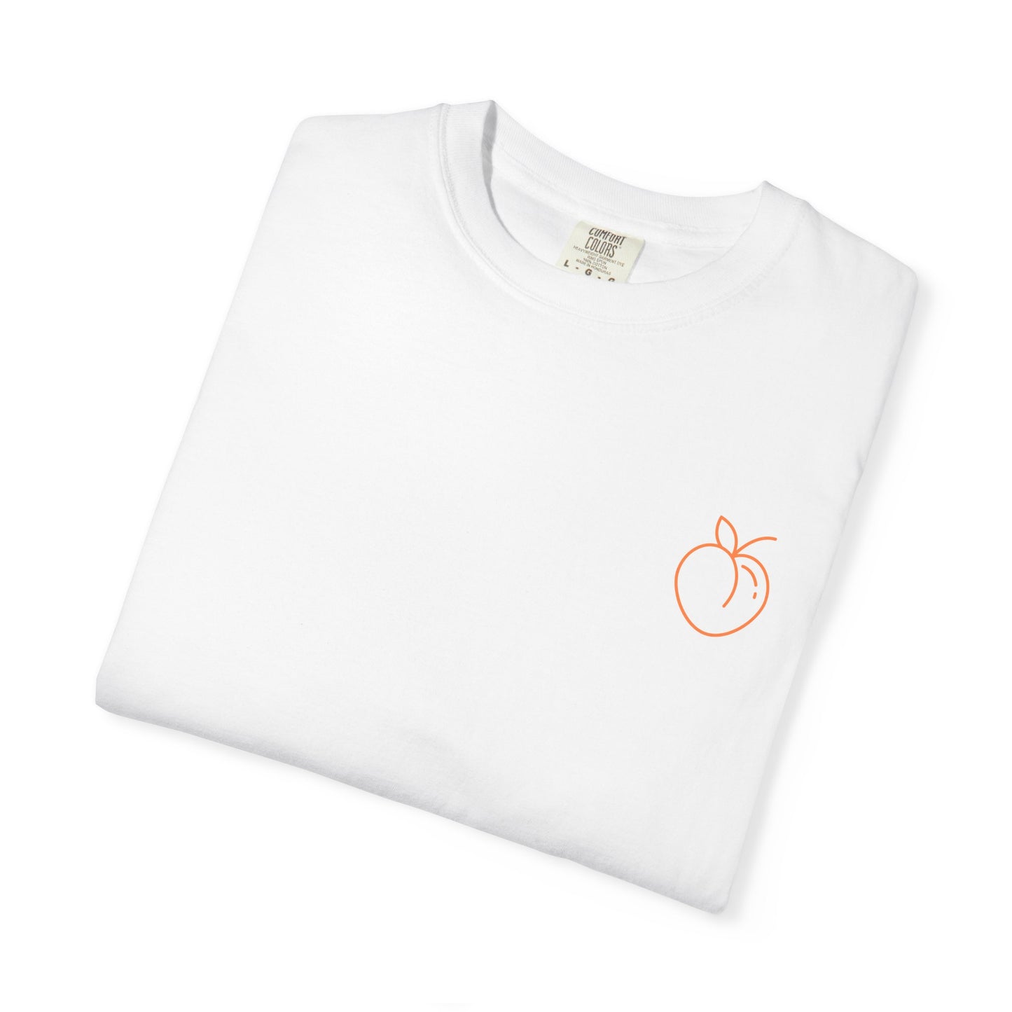 Playful Peach T-Shirt: Funny Quote, Unisex Tee