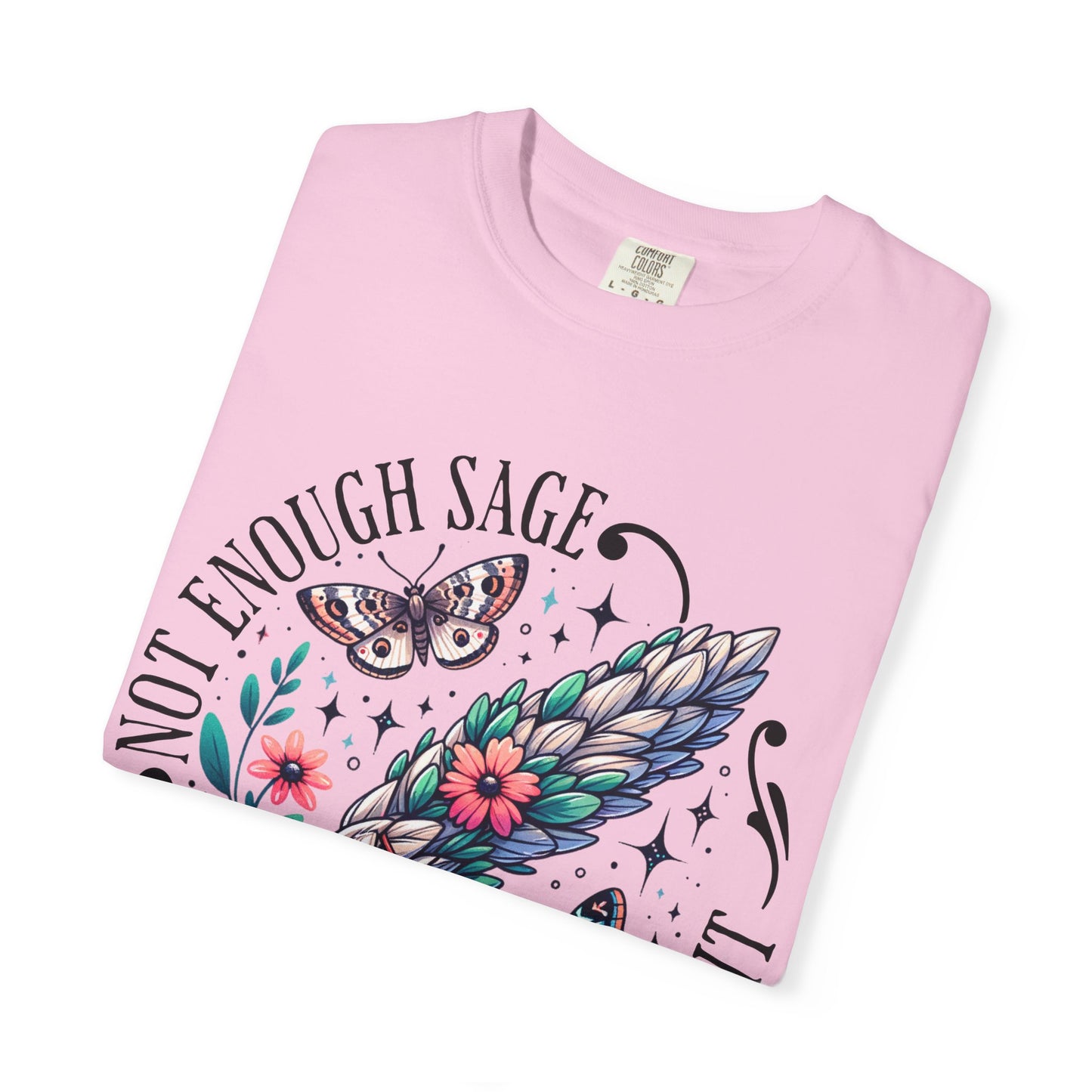 Bohemian Sage T-Shirt, Cute Witchy Tee, Gifts for Nature Lovers, Plant Mother Shirt, Butterfly Graphic Tee, Casual Everyday Wear