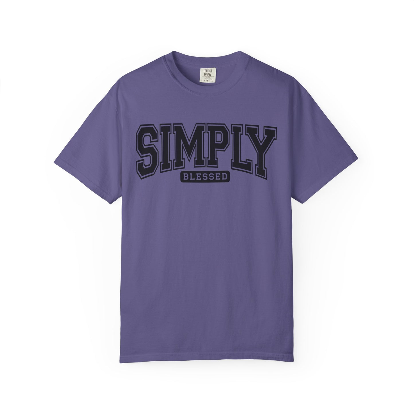 Simply Blessed Unisex T-shirt, Mindfulness Apparel, Casual Faith Shirt, Everyday Wear, Gift for Believers, Spiritual Comfort
