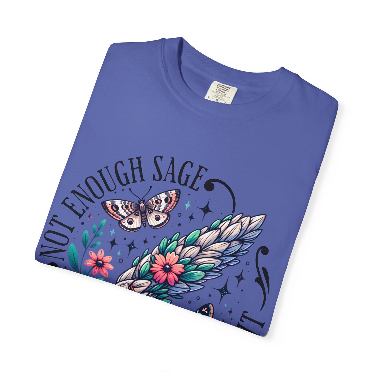 Bohemian Sage T-Shirt, Cute Witchy Tee, Gifts for Nature Lovers, Plant Mother Shirt, Butterfly Graphic Tee, Casual Everyday Wear