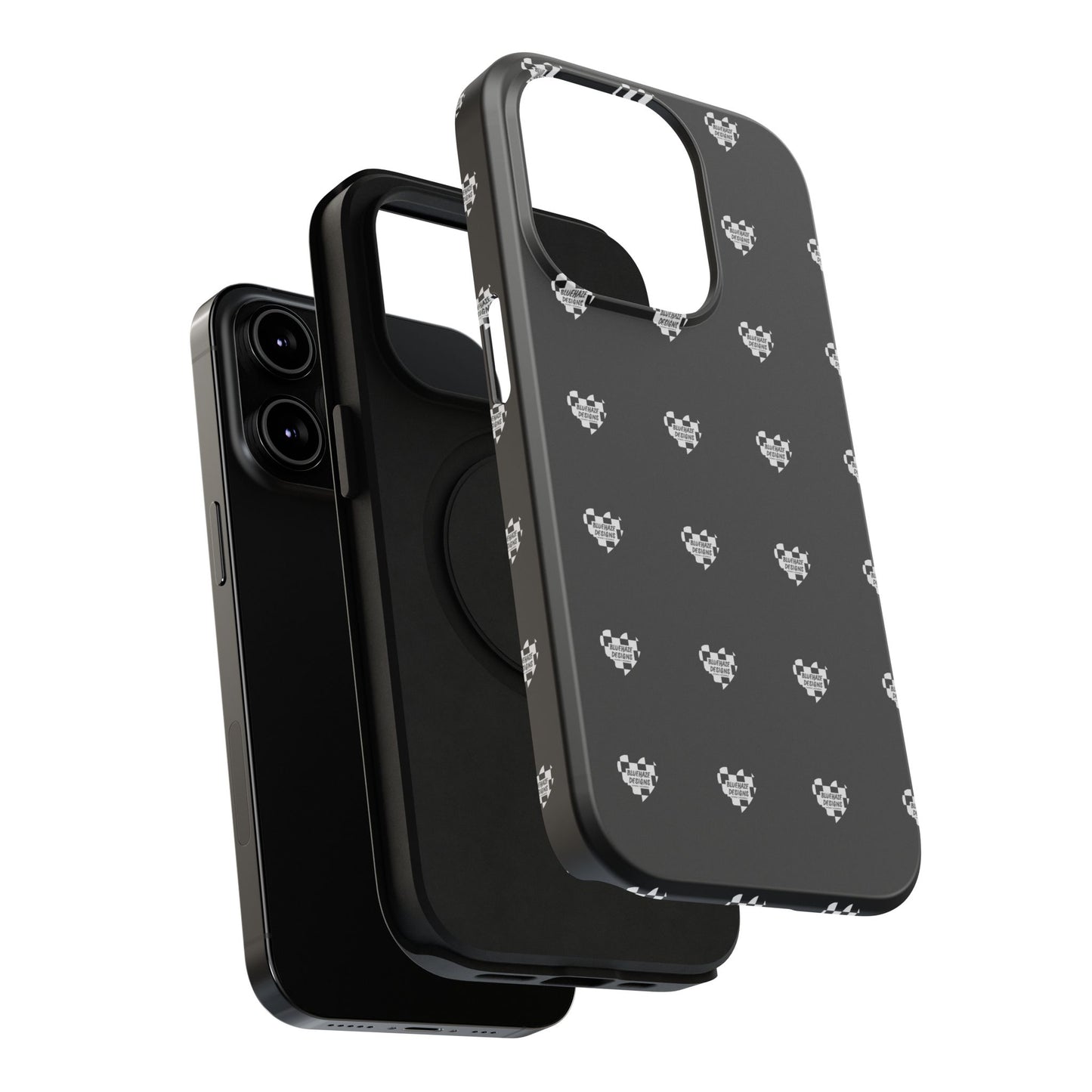 BlueHaze Designs Heart Pattern logo Phone case