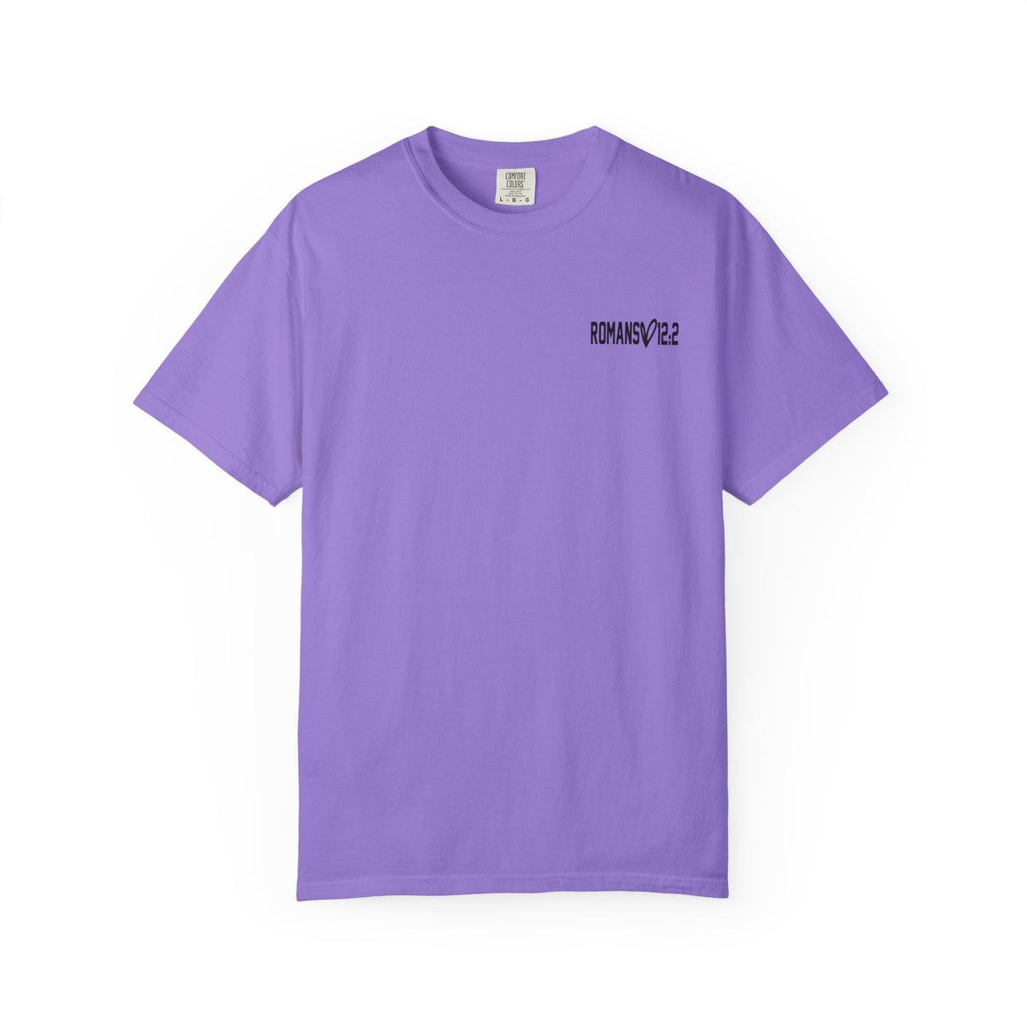"Romans 12:2" Unisex Butterfly & Floral T-Shirt - Be Transformed, Inspirational Gift, Youth Apparel, Nature Lover Tee, Everyday Wear, Motivational Shirt