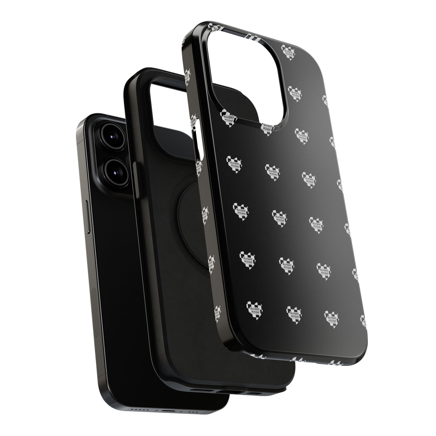 BlueHaze Designs Heart Pattern logo Phone case