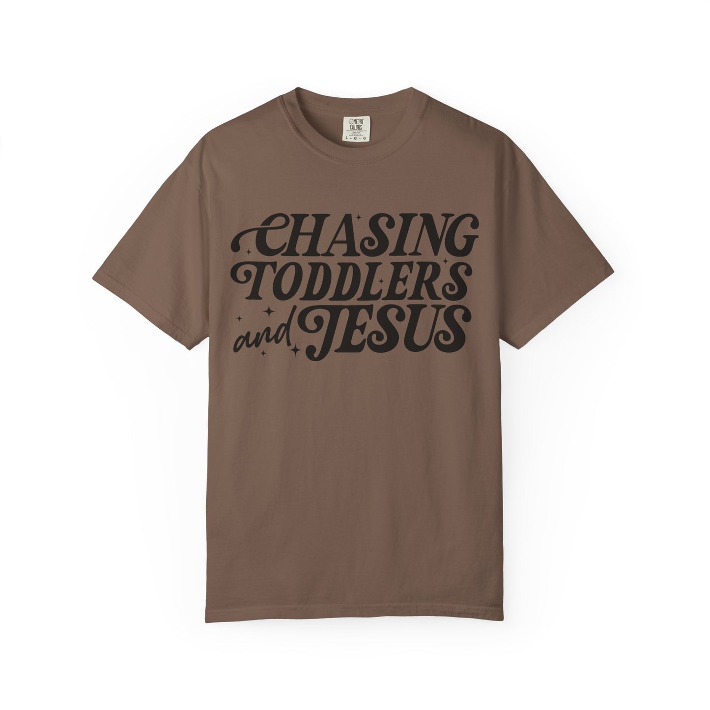 Chasing Toddlers and Jesus Unisex T-shirt, Family Reunion Shirt, Christian Apparel, Toddler Chaser Tee, Faith-Based