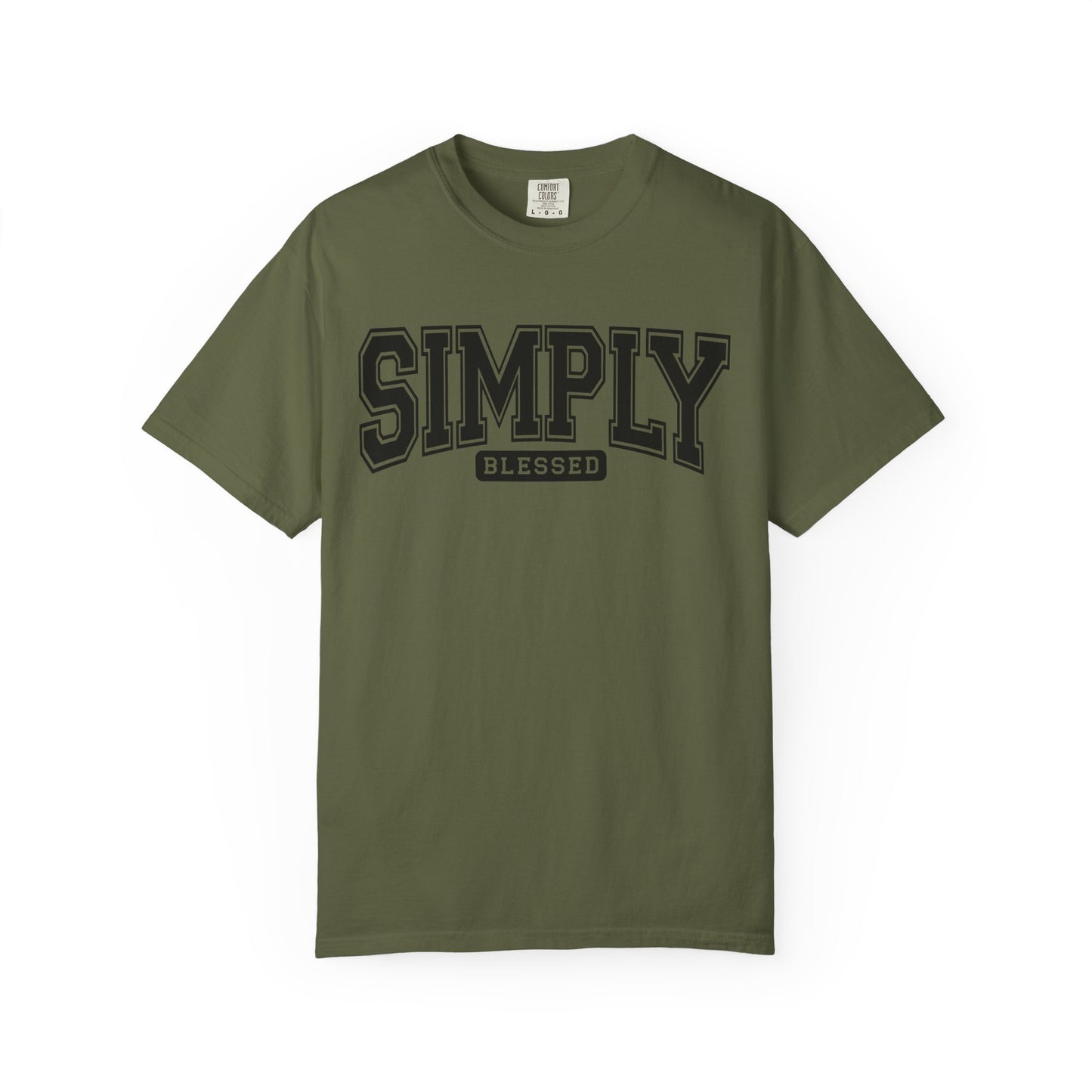 Simply Blessed Unisex T-shirt, Mindfulness Apparel, Casual Faith Shirt, Everyday Wear, Gift for Believers, Spiritual Comfort