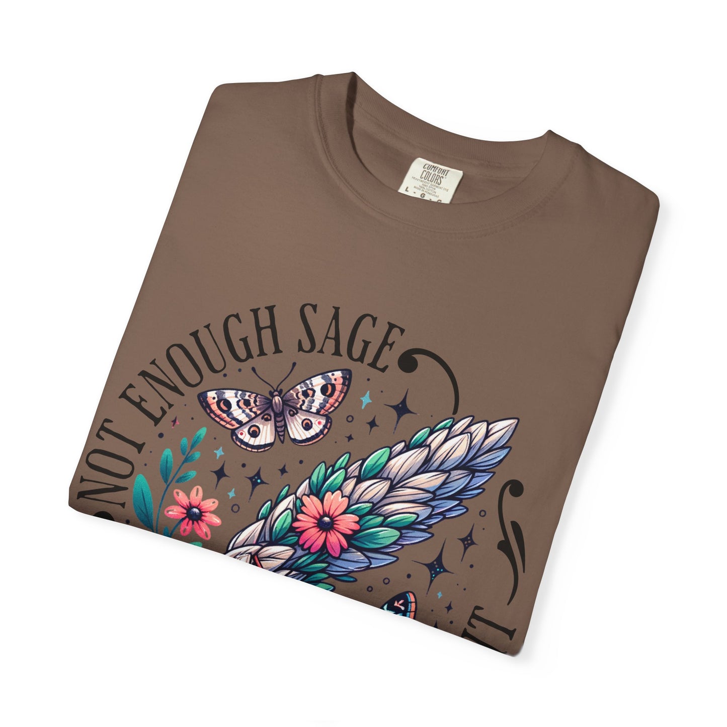 Bohemian Sage T-Shirt, Cute Witchy Tee, Gifts for Nature Lovers, Plant Mother Shirt, Butterfly Graphic Tee, Casual Everyday Wear