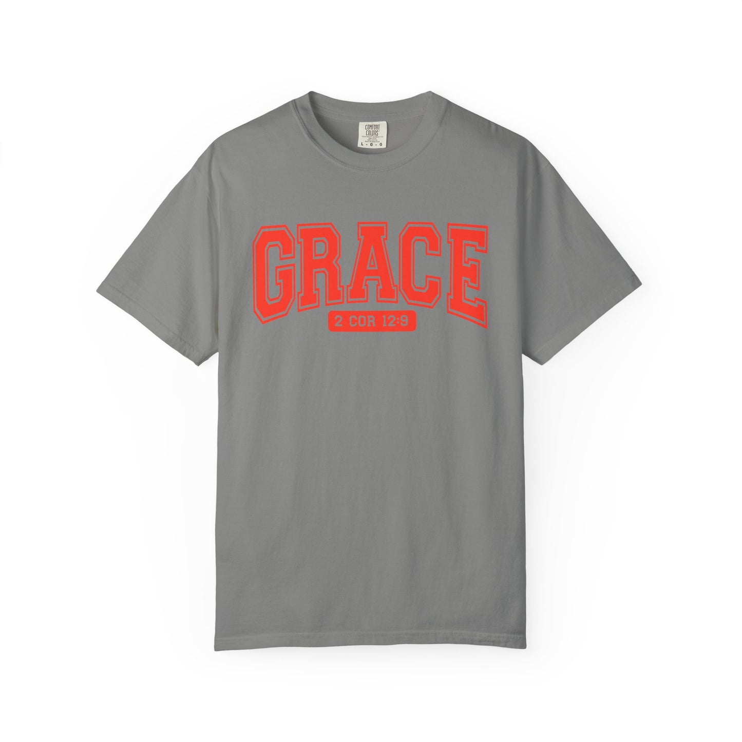 Unisex Garment-Dyed T-shirt with Grace Design, Inspirational Apparel, Faith-Based Gift, Casual Everyday Wear, Versatile Christian Tee