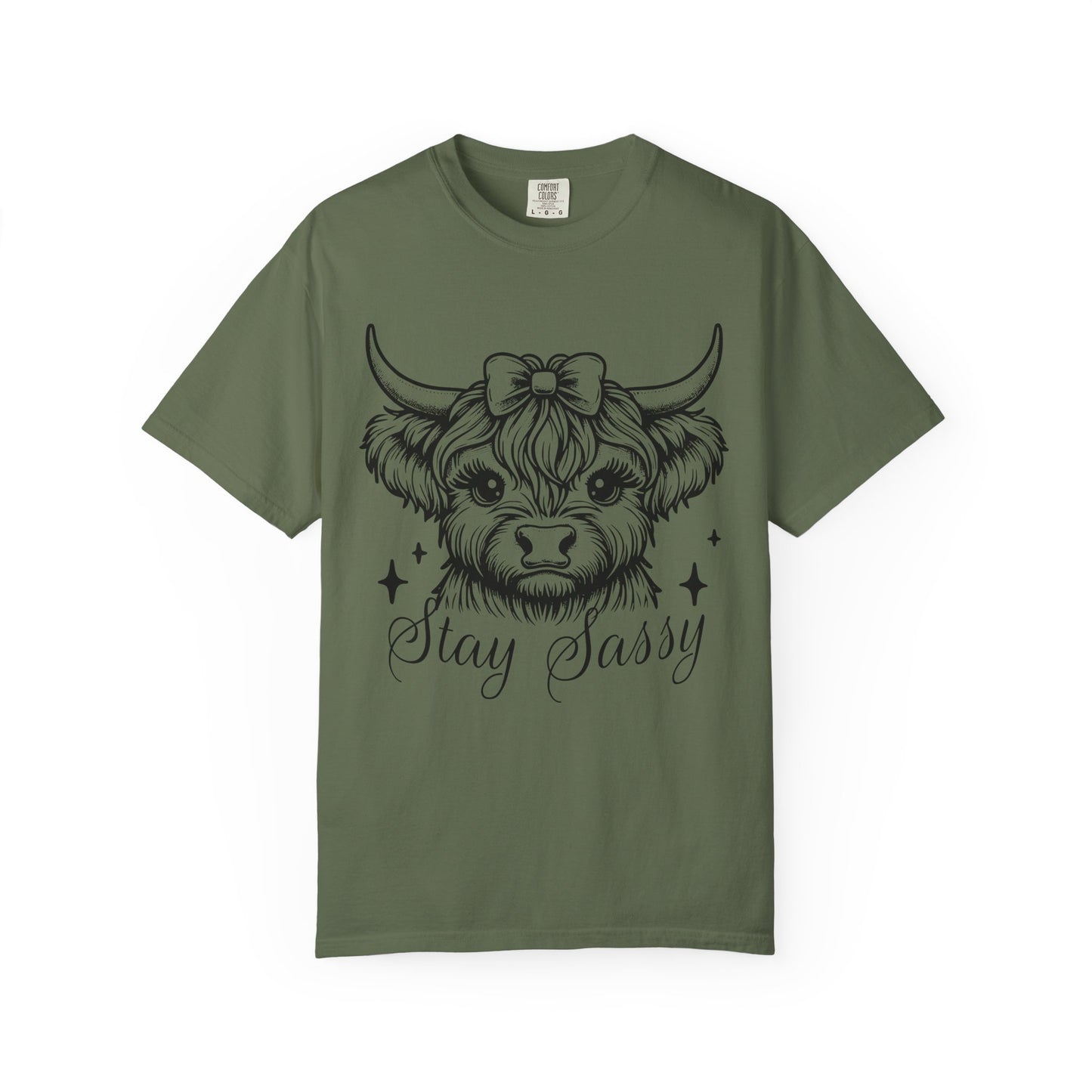 Sassy Cow Graphic Tee, Cute Animal Shirt, Unisex Cotton T-shirt, Gift for Animal Lovers, Casual Wear