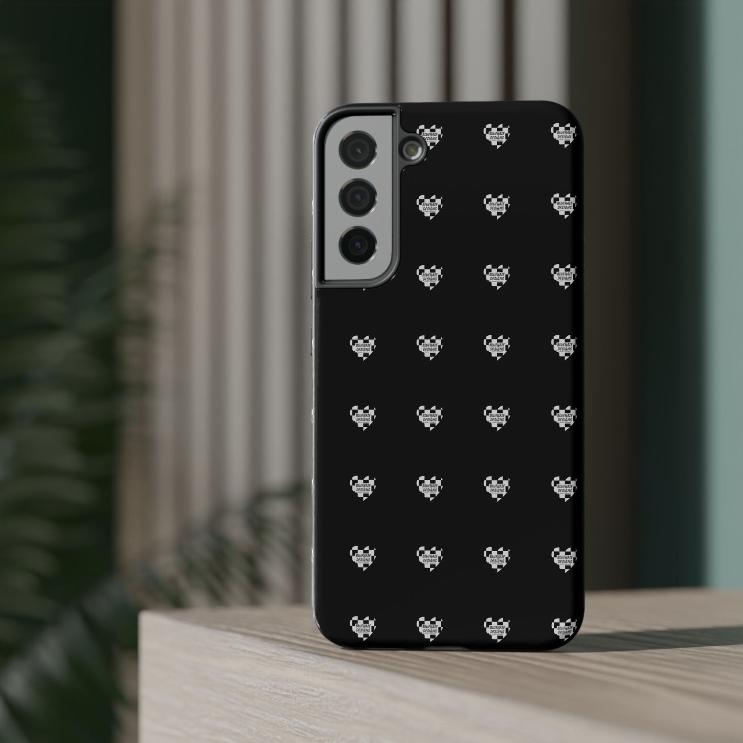 BlueHaze Designs Heart Pattern logo Phone case
