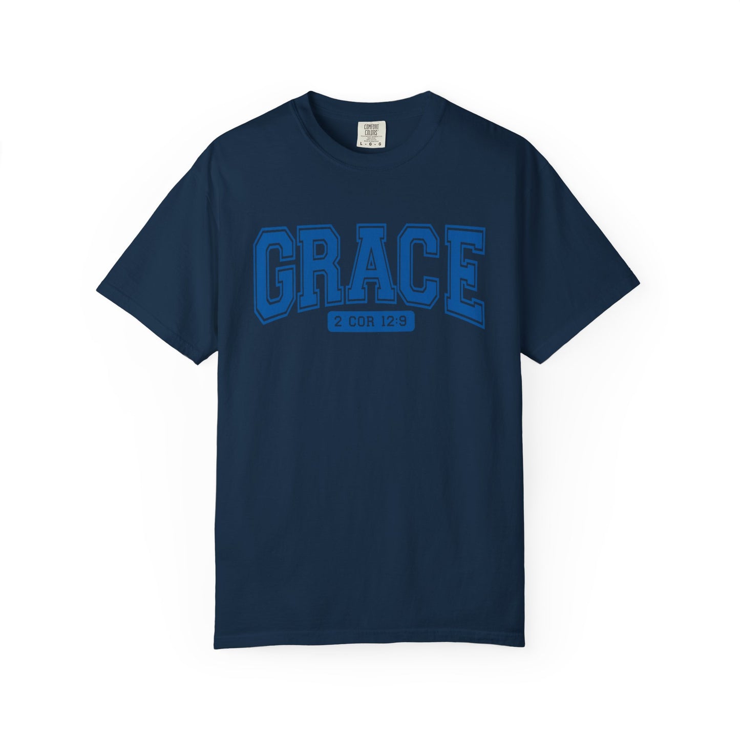 Unisex Garment-Dyed T-shirt with Grace Design, Inspirational Apparel, Faith-Based Gift, Casual Everyday Wear, Versatile Christian Tee