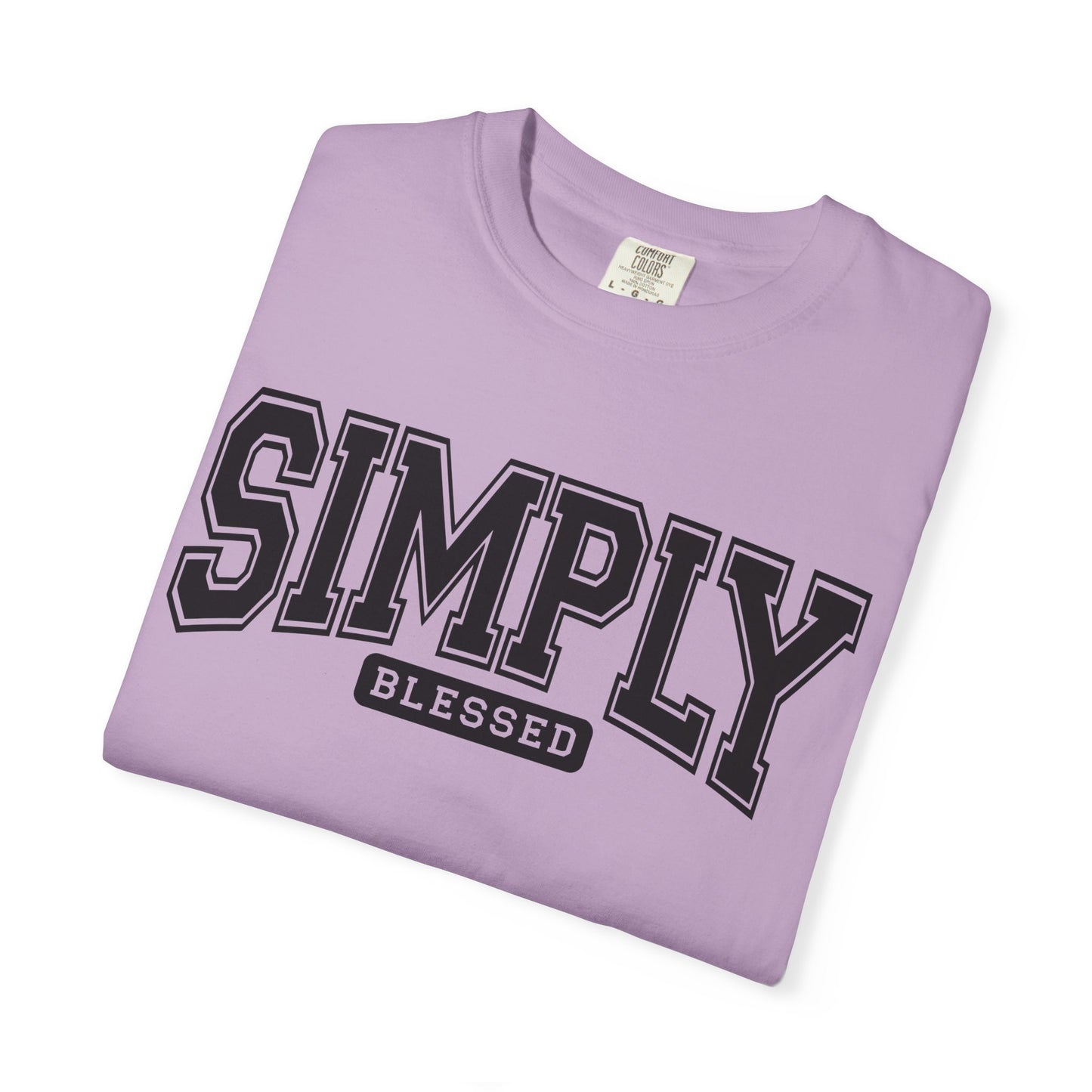 Simply Blessed Unisex T-shirt, Mindfulness Apparel, Casual Faith Shirt, Everyday Wear, Gift for Believers, Spiritual Comfort