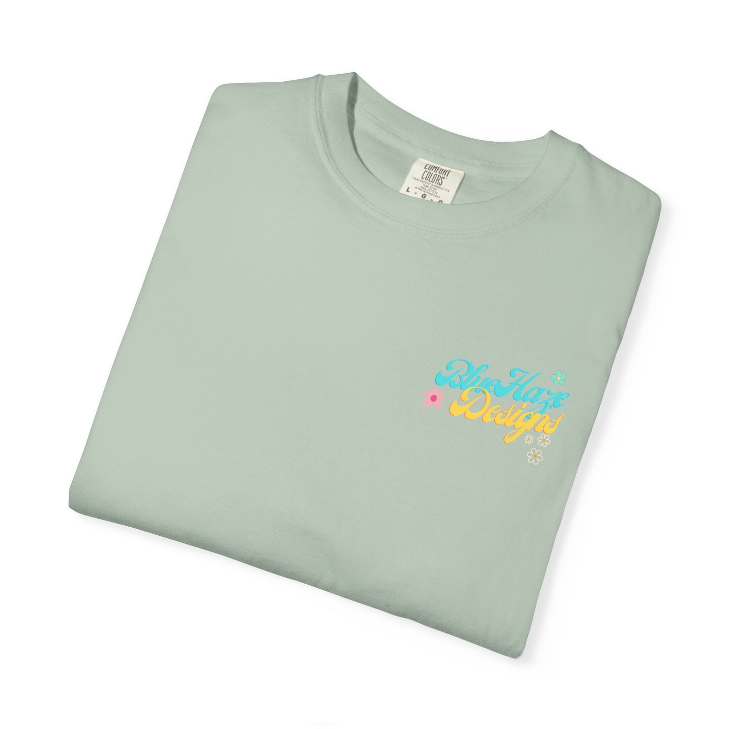 BlueHaze Floral Shoe Vibes T-Shirt