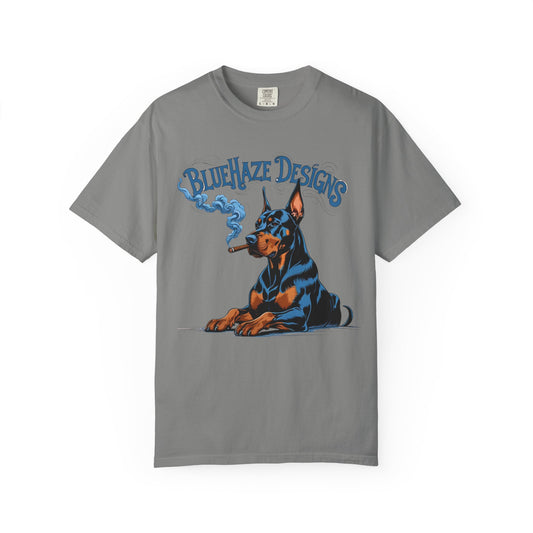 BlueHaze Doberman Graphic T-Shirt, Unisex Tee, Vintage Dog Apparel, Dog Lover Gift, Casual Streetwear