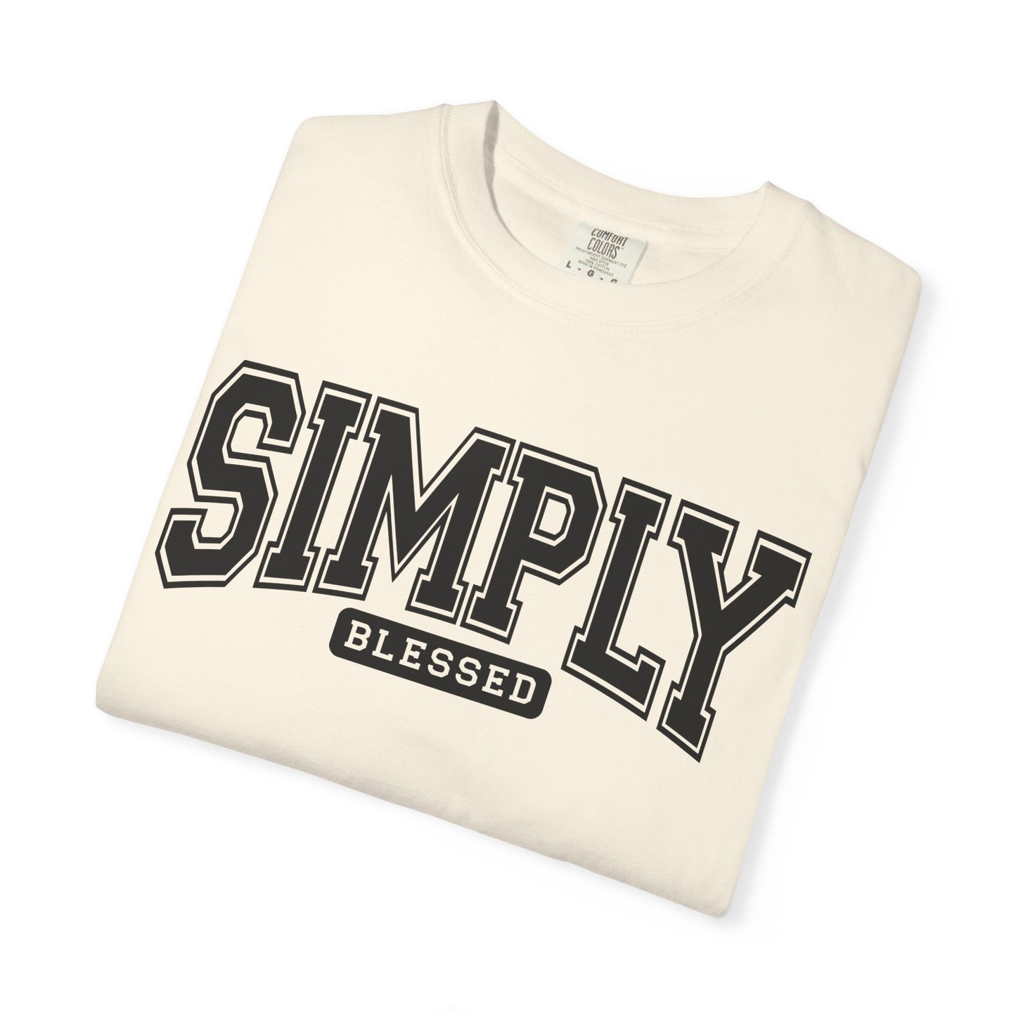 Simply Blessed Unisex T-shirt, Mindfulness Apparel, Casual Faith Shirt, Everyday Wear, Gift for Believers, Spiritual Comfort