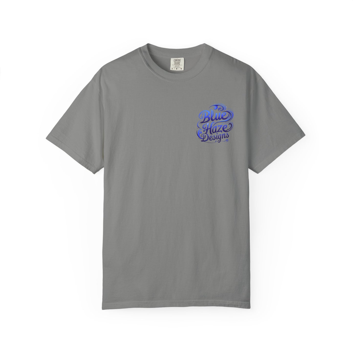 Blue Haze Designs Swirl logo Unisex Garment-Dyed T-Shirt