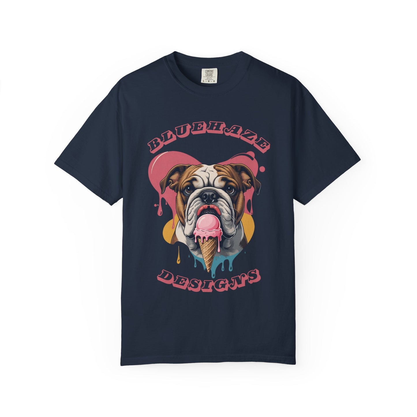 BlueHaze Colorful Dog Illustration T-Shirt, Pet Lover's Tee, Gift for Dog Owners, Summer Fashion, Unisex T-Shirt