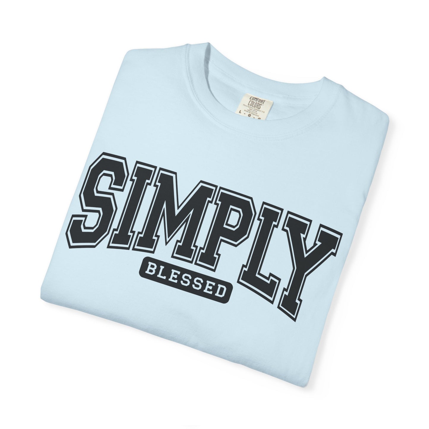 Simply Blessed Unisex T-shirt, Mindfulness Apparel, Casual Faith Shirt, Everyday Wear, Gift for Believers, Spiritual Comfort