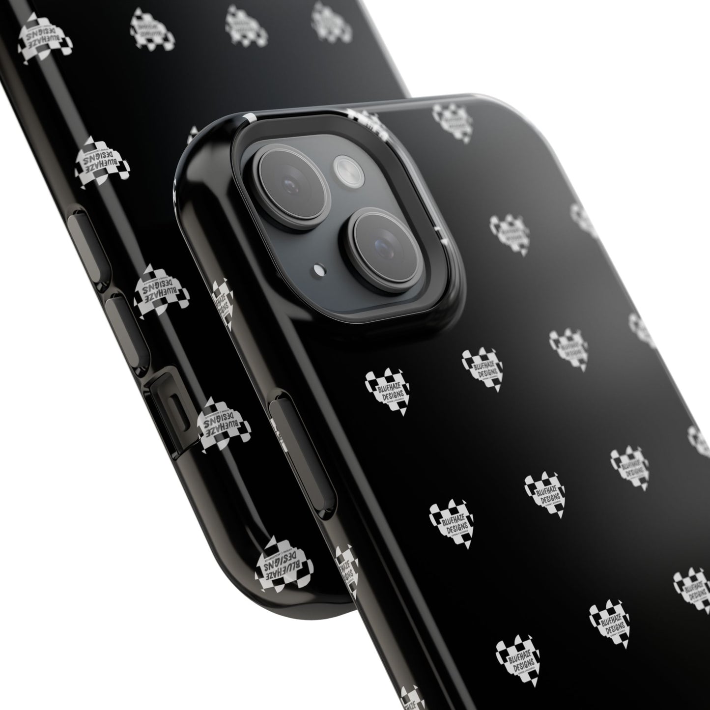 BlueHaze Designs Heart Pattern logo Phone case