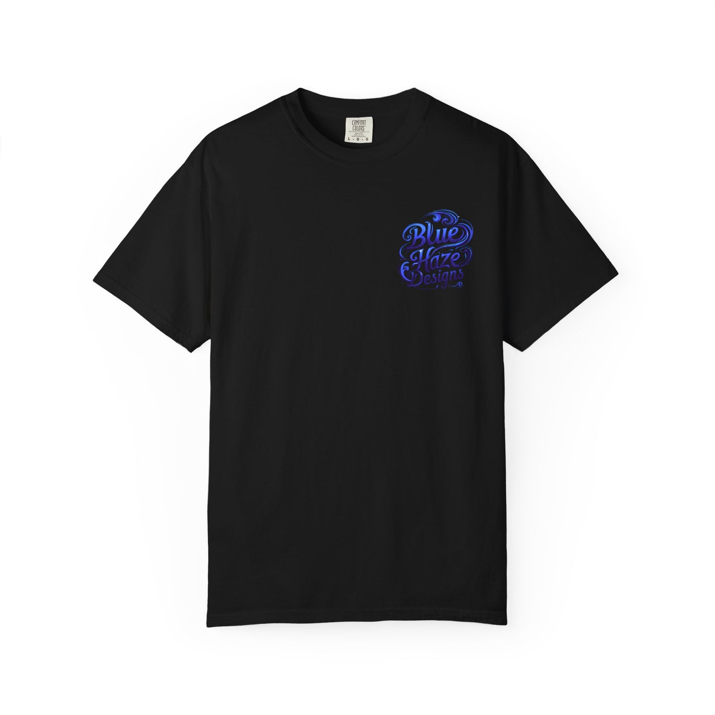 Blue Haze Designs Swirl logo Unisex Garment-Dyed T-Shirt