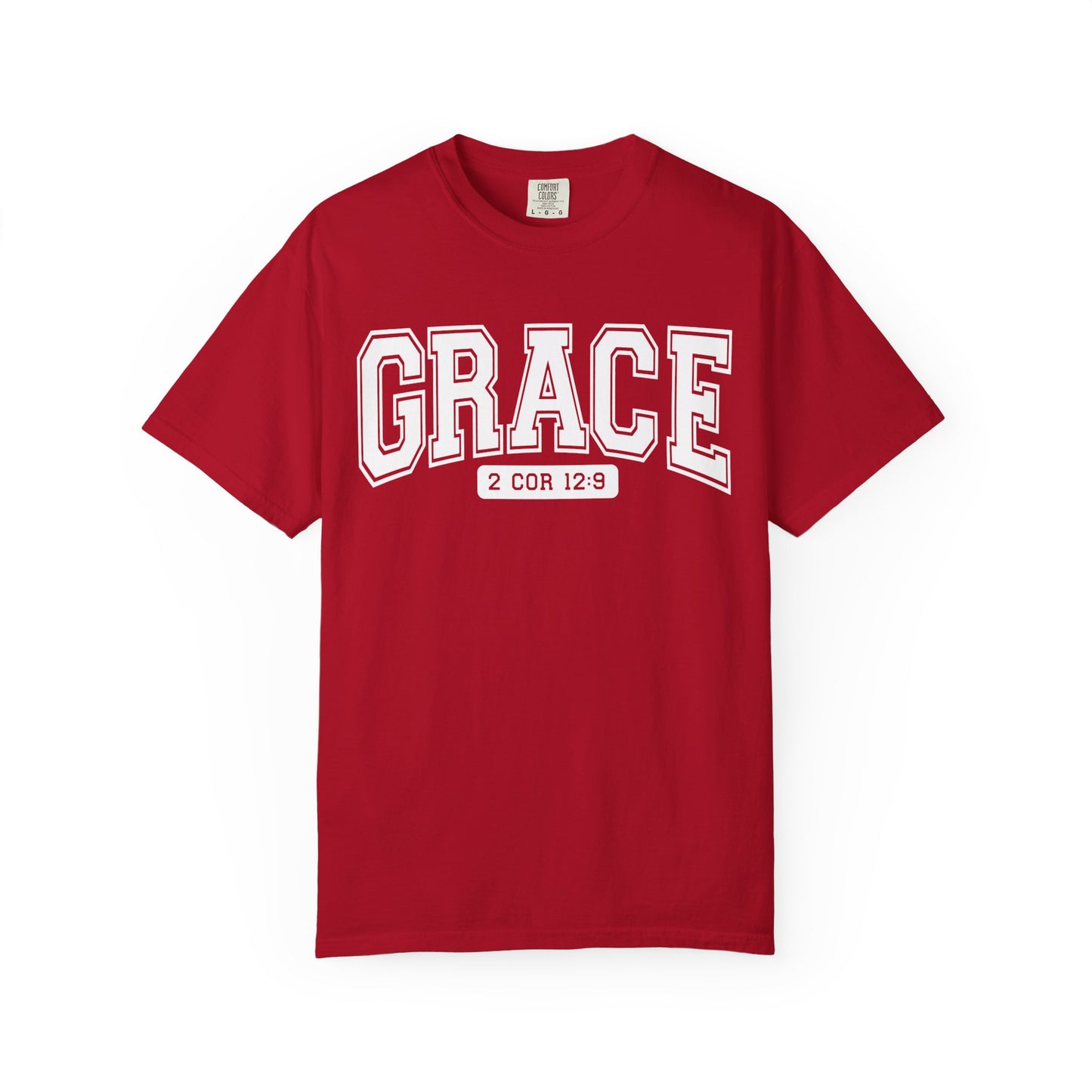 Unisex Garment-Dyed T-shirt with Grace Design, Inspirational Apparel, Faith-Based Gift, Casual Everyday Wear, Versatile Christian Tee